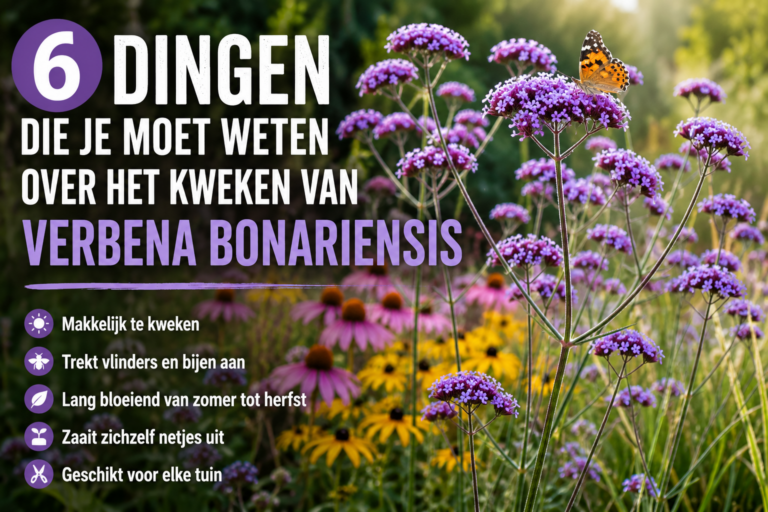 6 Dingen Die Je Moet Weten Over Het Kweken van Verbena bonariensis