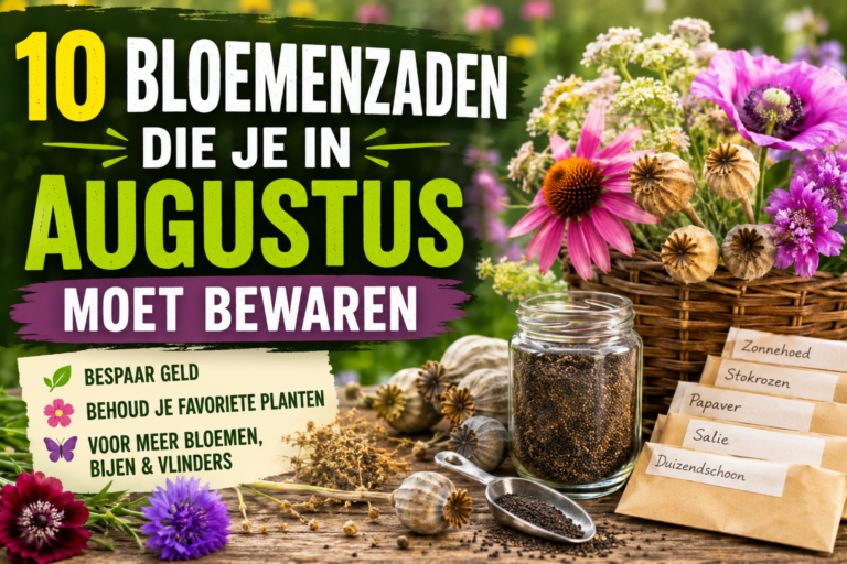 10 Bloemenzaden Die Je in Augustus Moet Bewaren