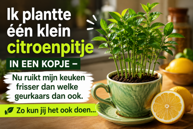 Hoe Je een Citroen in een Kopje Plant: Laat Je Huis Fris Ruiken en Verbeter Je Stemming