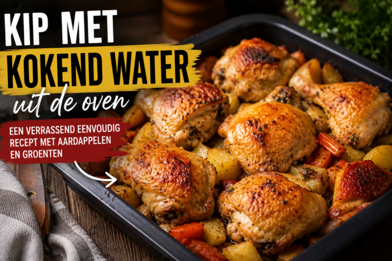 Kip met kokend water uit de oven – een verrassend eenvoudig recept met aardappelen en groenten