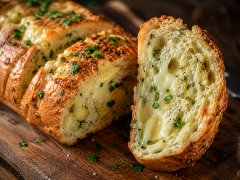 Knoflook-Kruiden-Kaasbrood: Slechts 3 Minuten Mengen, De Oven Doet De Rest