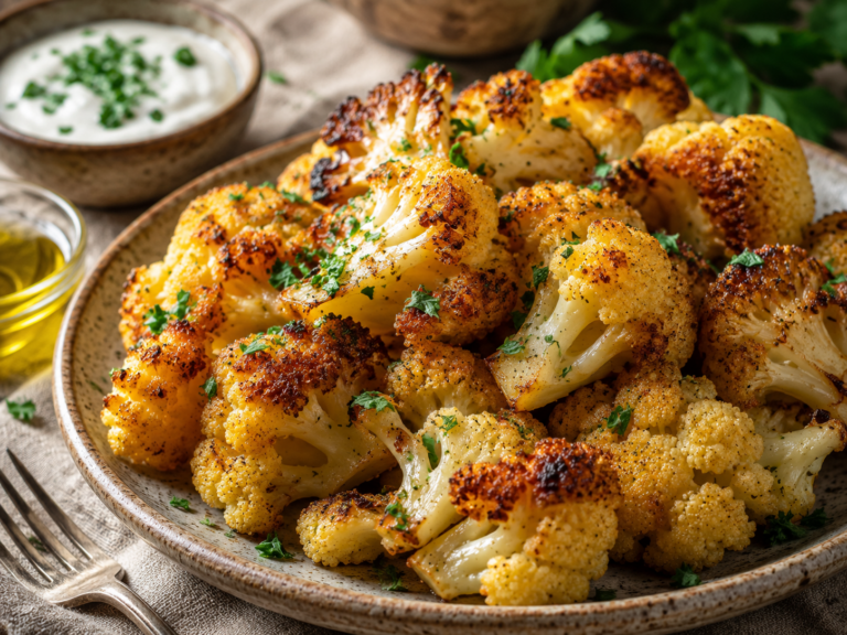 Krokante Bloemkool uit de Airfryer: Klaar in 15 Minuten en Vol Smaak