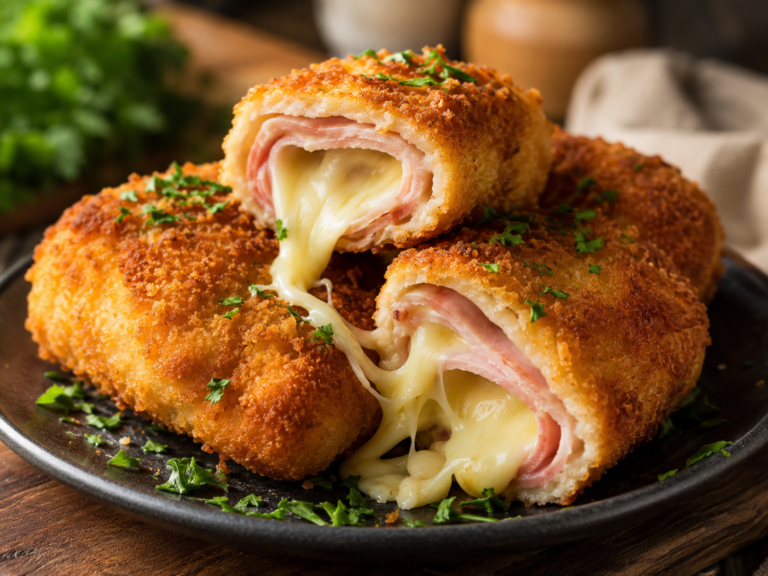 Krokante Ham-Kaasrolletjes: Het Recept dat Iedereen Wil Blijven Eten