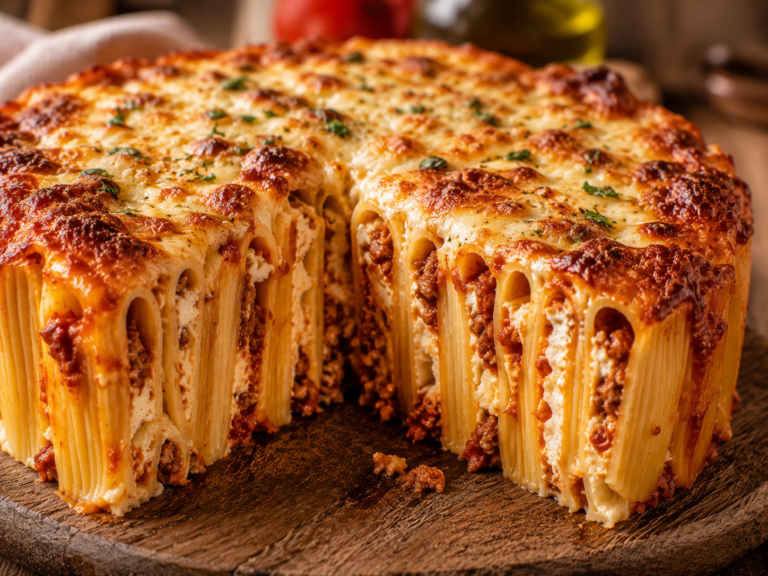 Pastataart met Rigatoni en Kaas: Het Indrukwekkendste Gerecht op Tafel